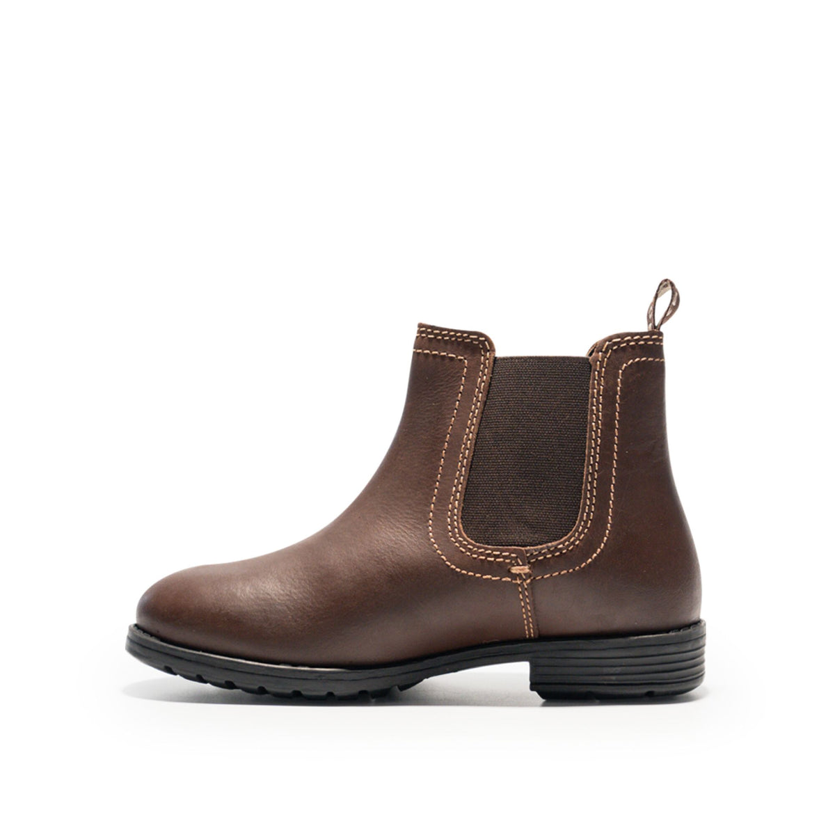 Xpert Heritage Farrier Junior Chelsea Boot Rustic Brown, front view