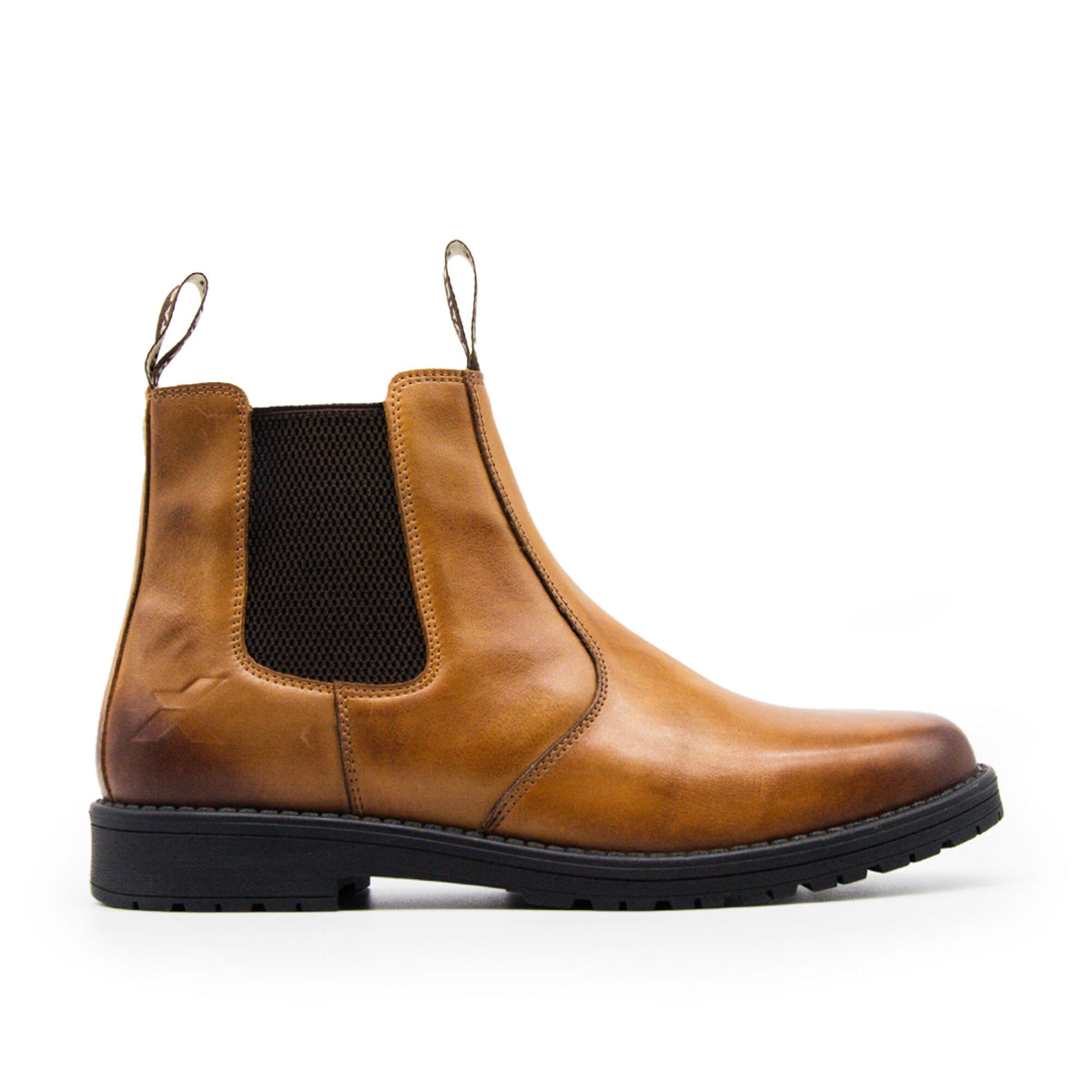 Xpert Heritage Saddler Dealer Boot Burnished Tan, front view