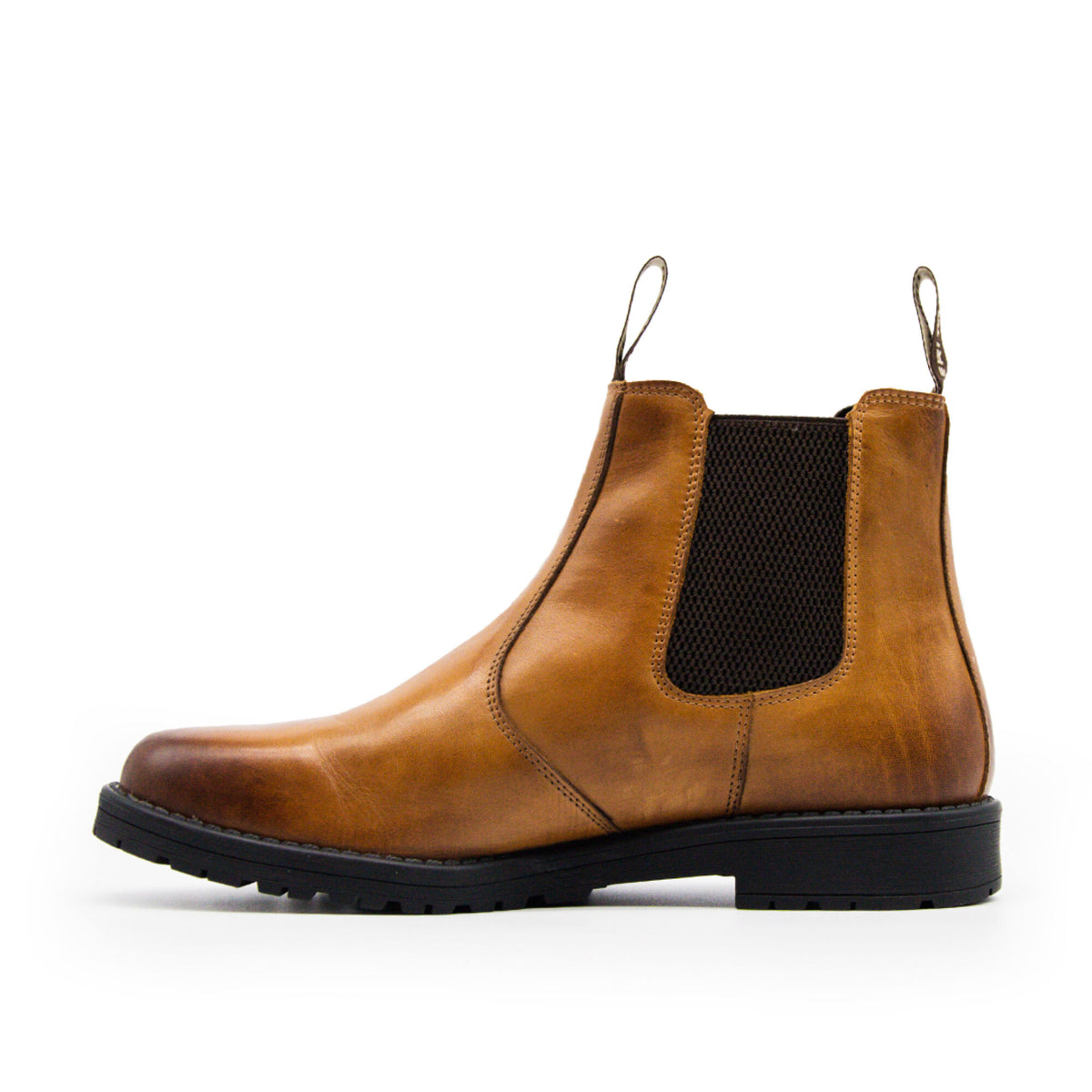 Xpert Heritage Saddler Dealer Boot Burnished Tan, front view