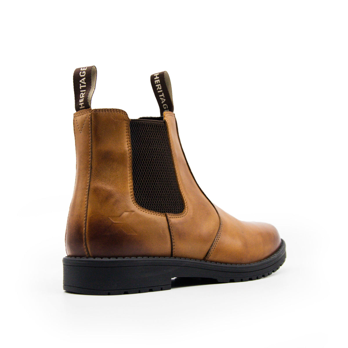 Xpert Heritage Saddler Dealer Boot Burnished Tan, front view