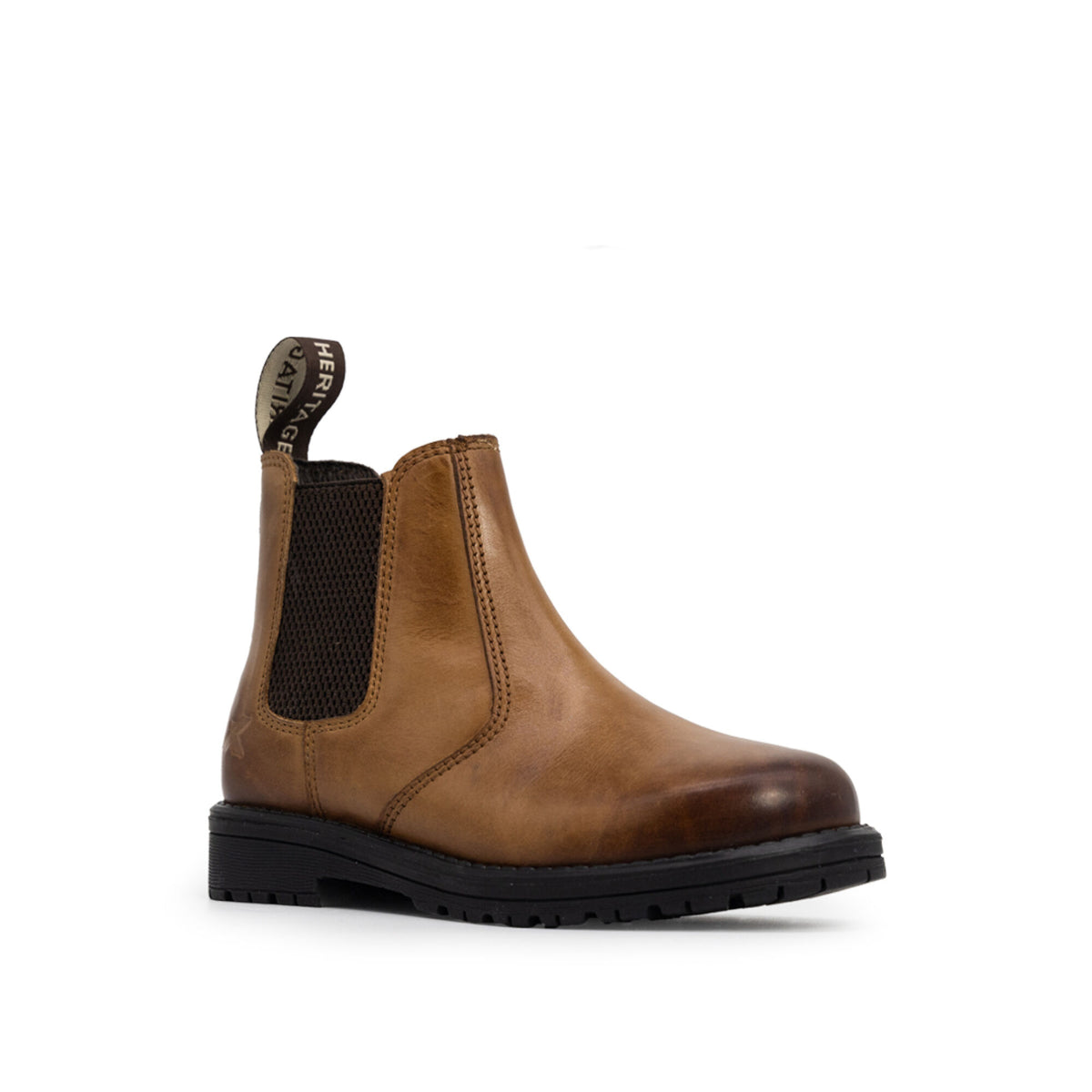 Xpert Heritage Wrangler Junior Dealer Boot Burnished Tan, front view