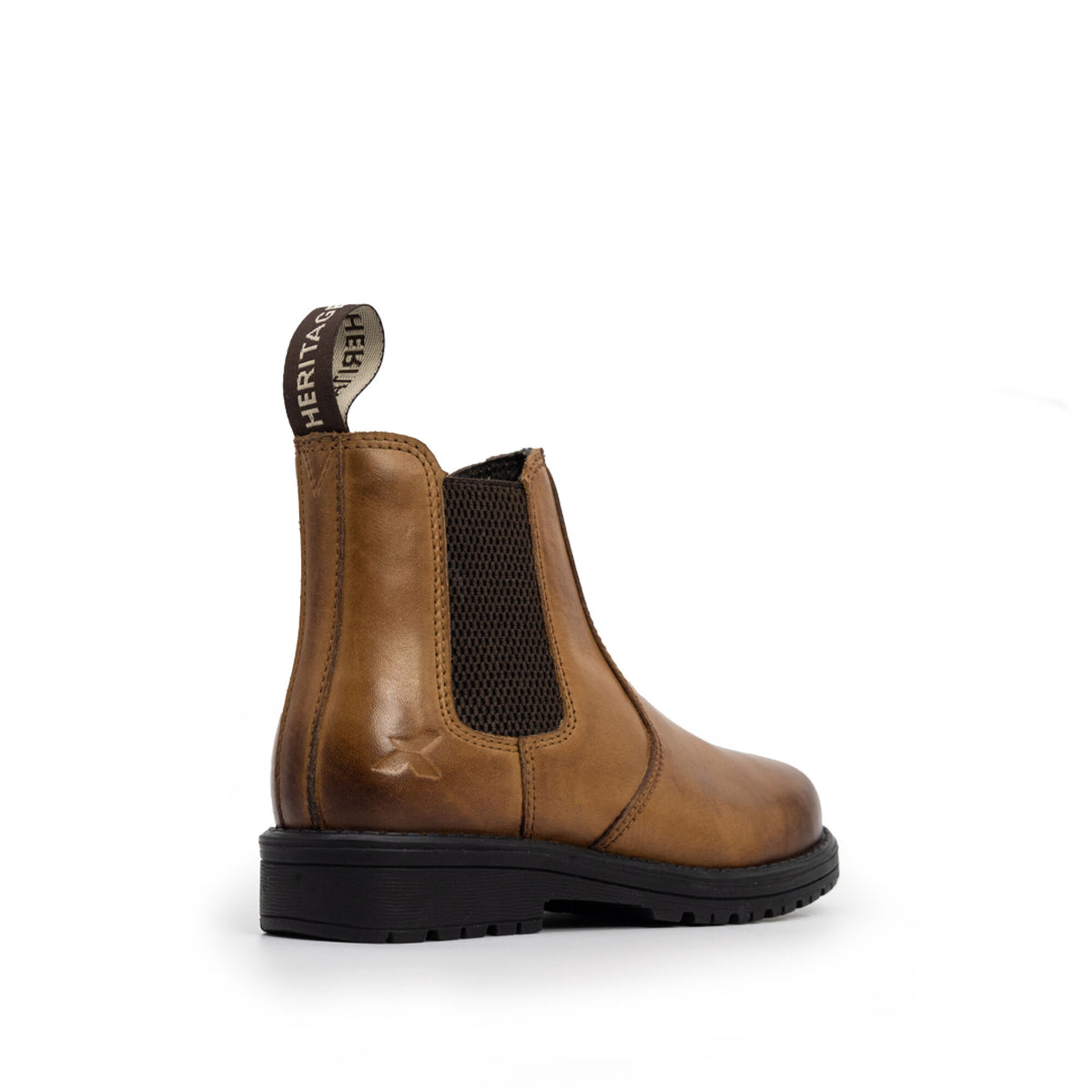 Xpert Heritage Wrangler Junior Dealer Boot Burnished Tan, front view