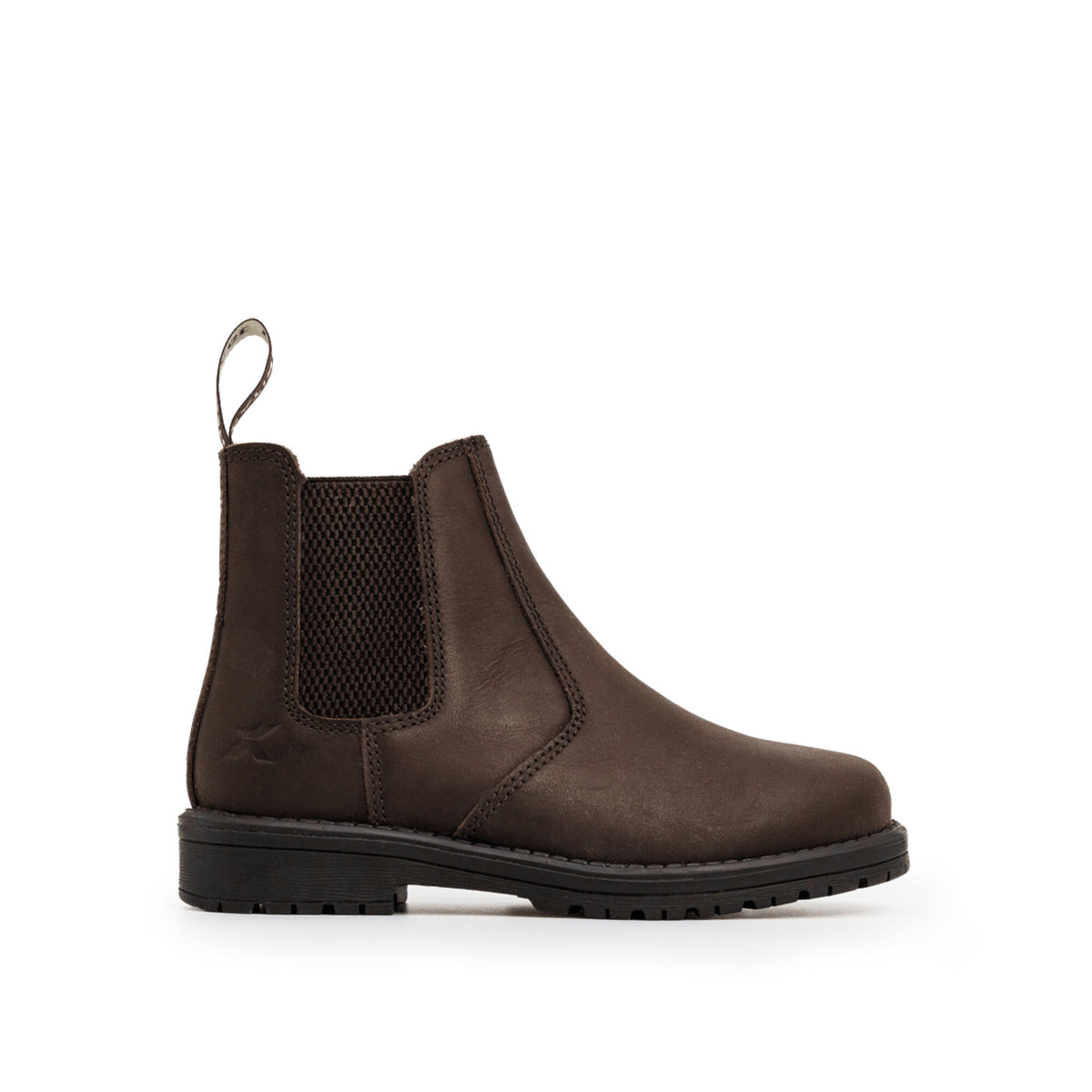 Xpert Heritage Wrangler Junior Dealer Boot Dark Brown, front view