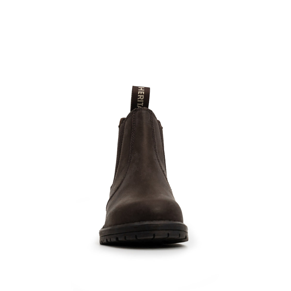 Xpert Heritage Wrangler Junior Dealer Boot Dark Brown, front view
