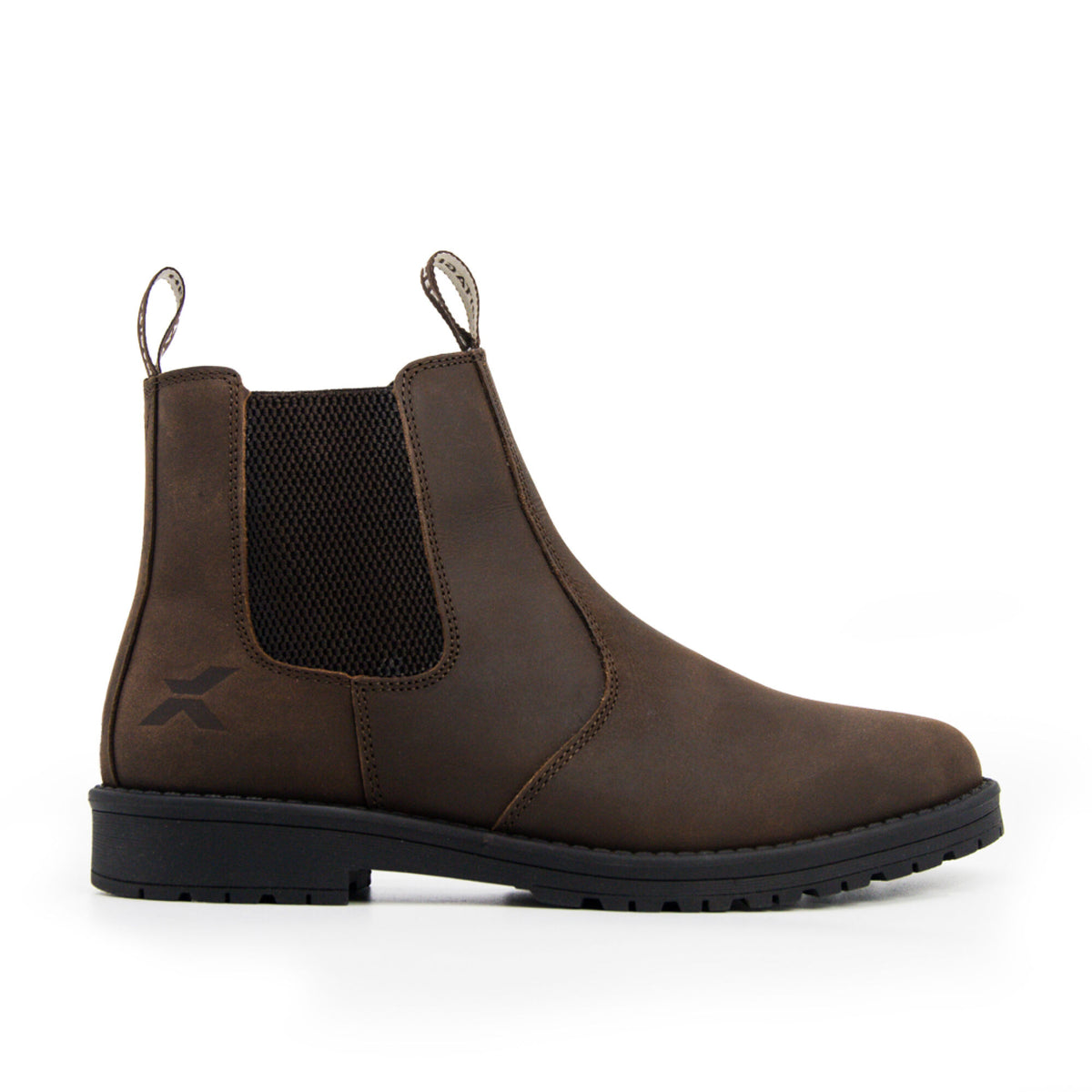 Xpert Heritage Saddler Dealer Boot Rustic Brown, front view