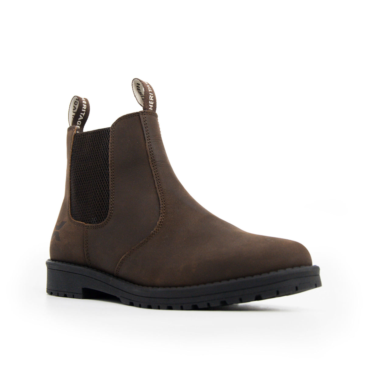 Xpert Heritage Saddler Dealer Boot Rustic Brown, front view