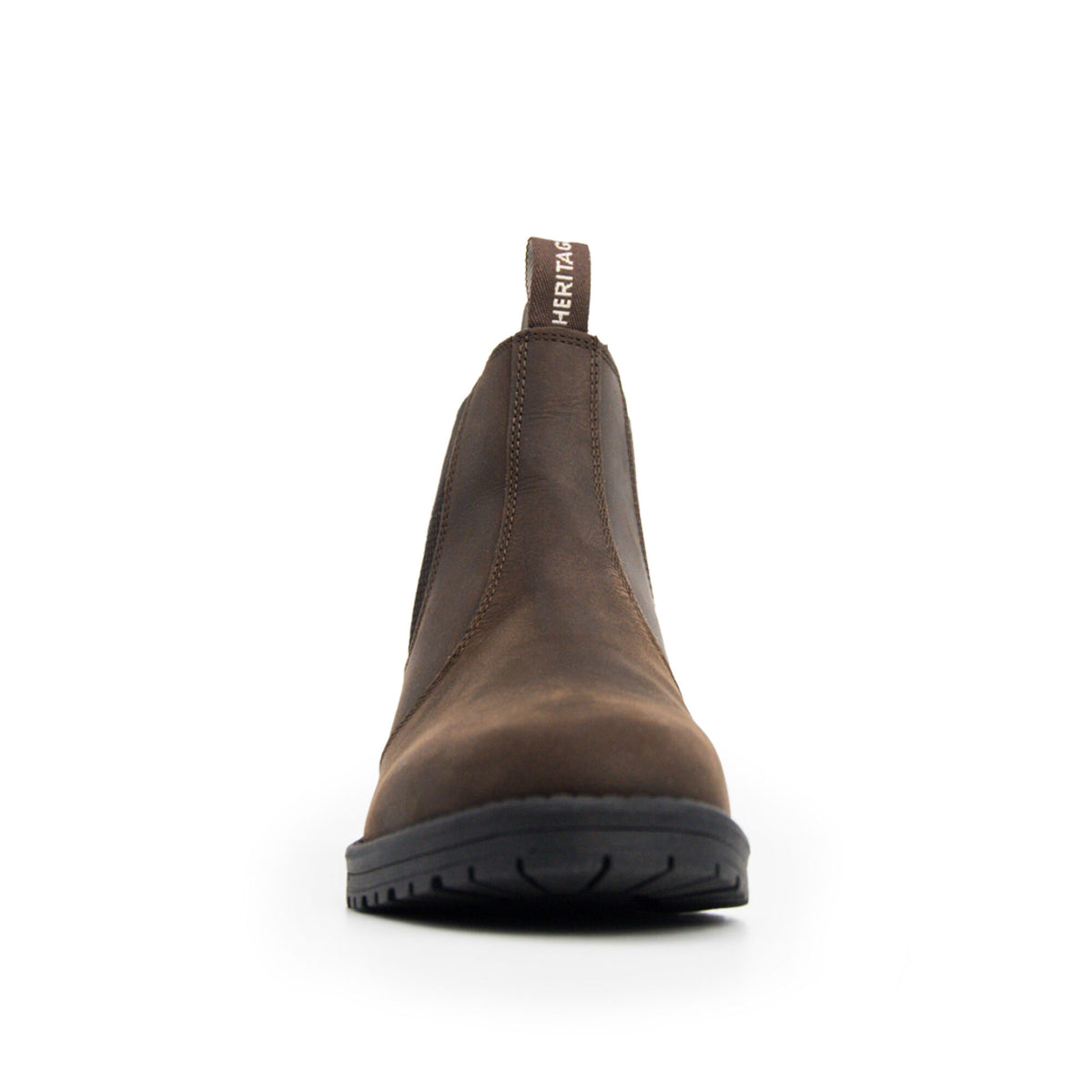 Xpert Heritage Saddler Dealer Boot Rustic Brown, front view