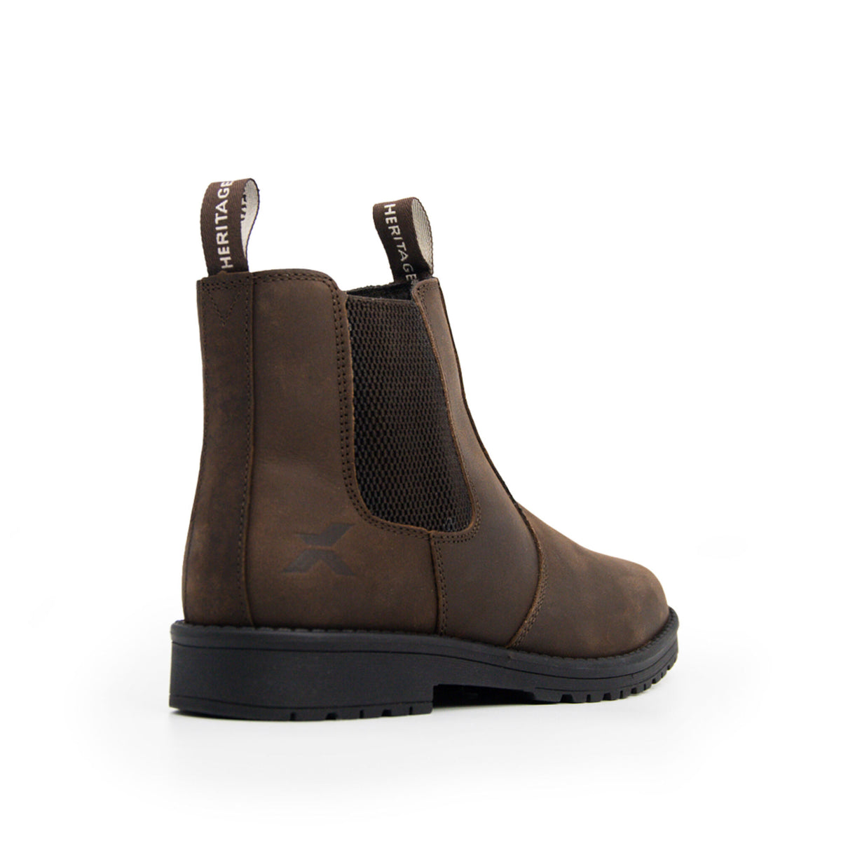 Xpert Heritage Saddler Dealer Boot Rustic Brown, front view