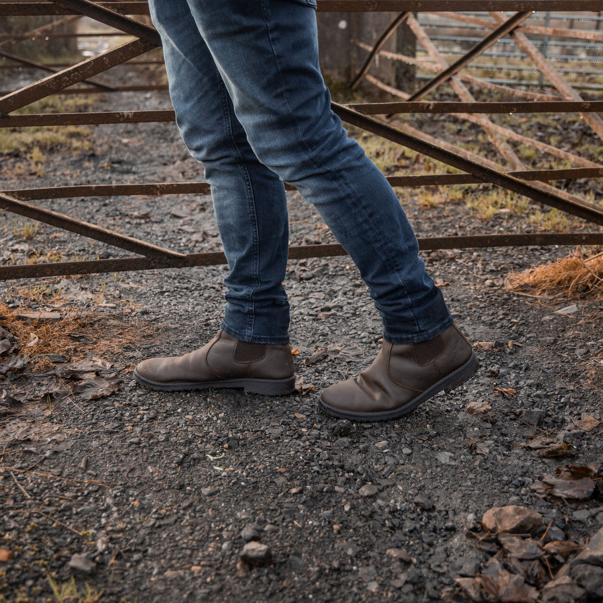 Xpert Heritage Saddler Dealer Boot Rustic Brown, front view