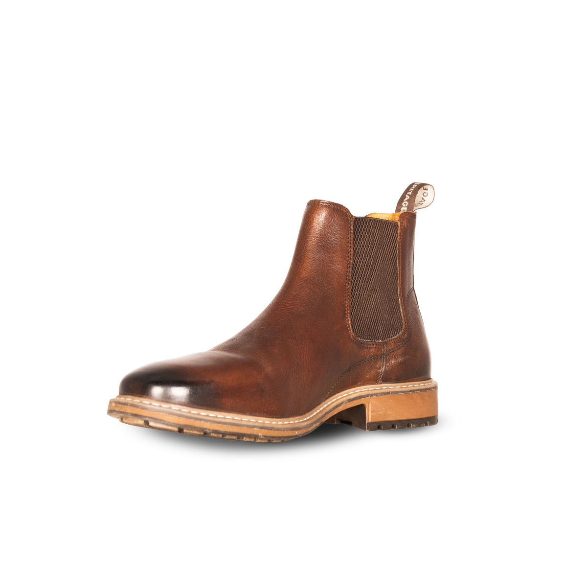 Xpert Heritage Dexter Chelsea Boot Brown, front view