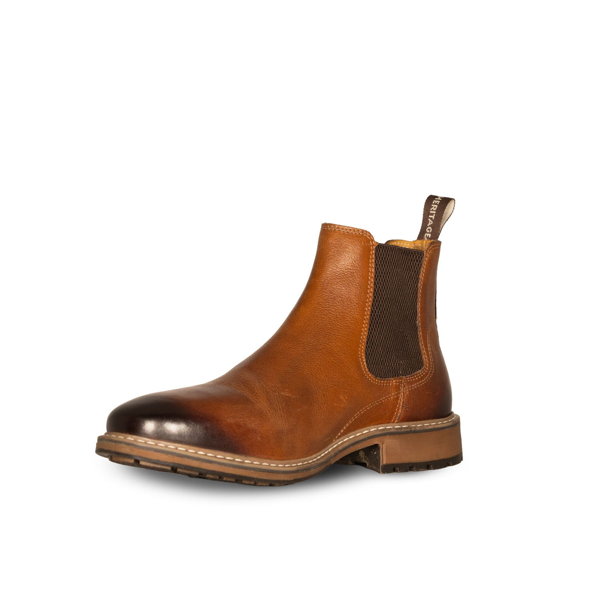 Xpert Heritage Dexter Chelsea Boot Tan, front view