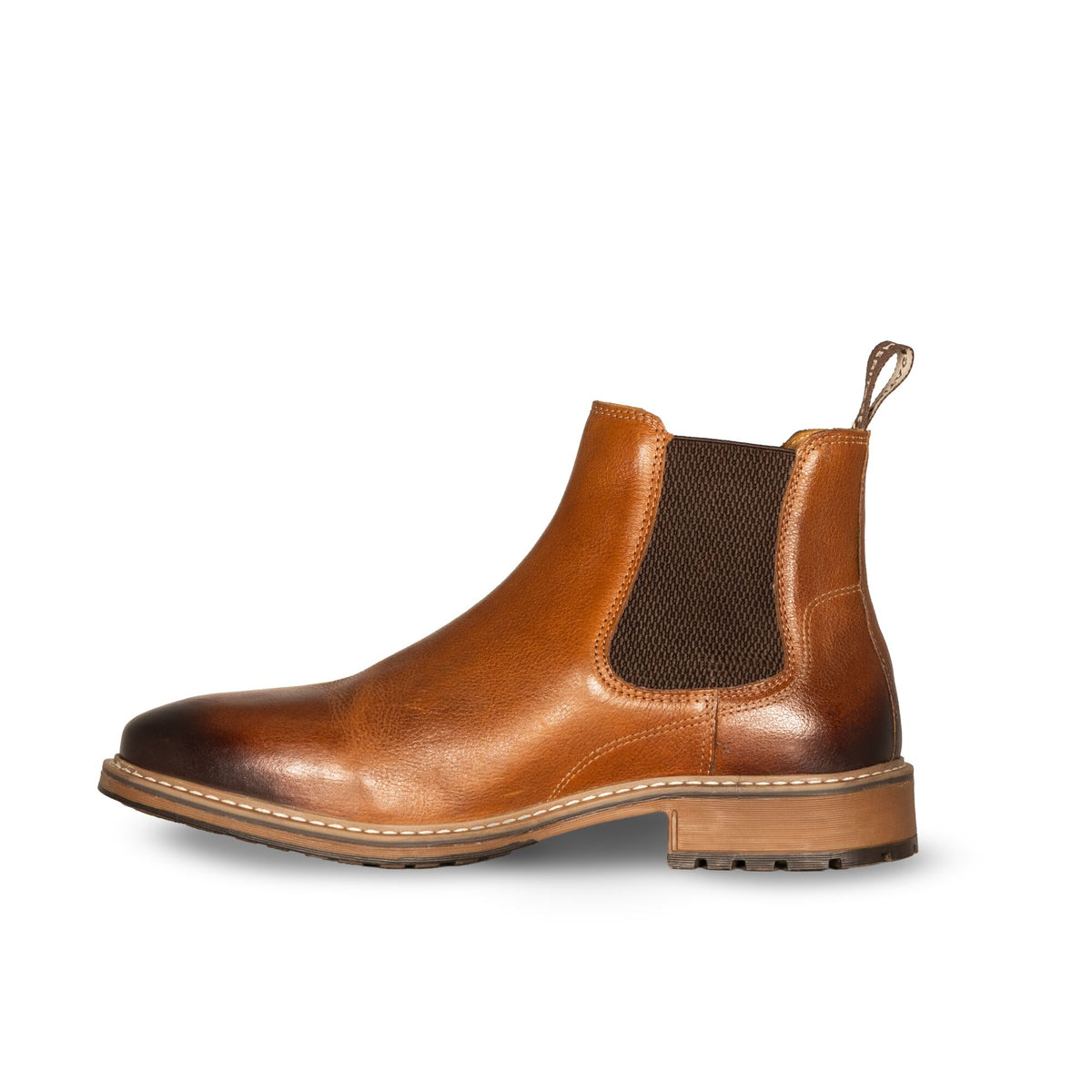 Xpert Heritage Dexter Chelsea Boot Tan, front view