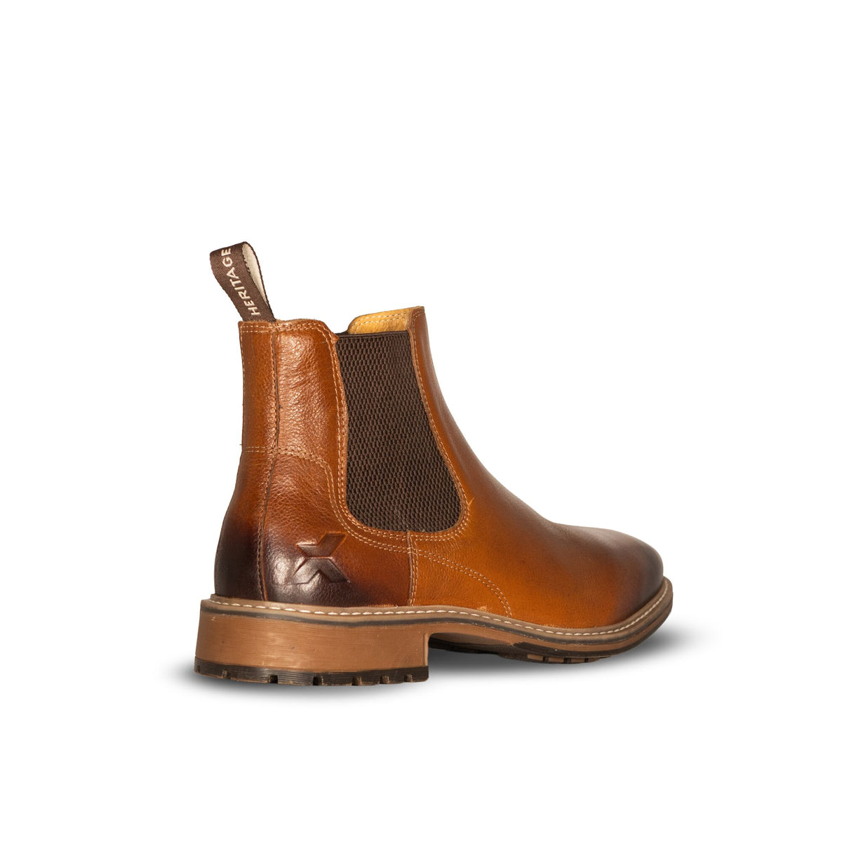 Xpert Heritage Dexter Chelsea Boot Tan, front view