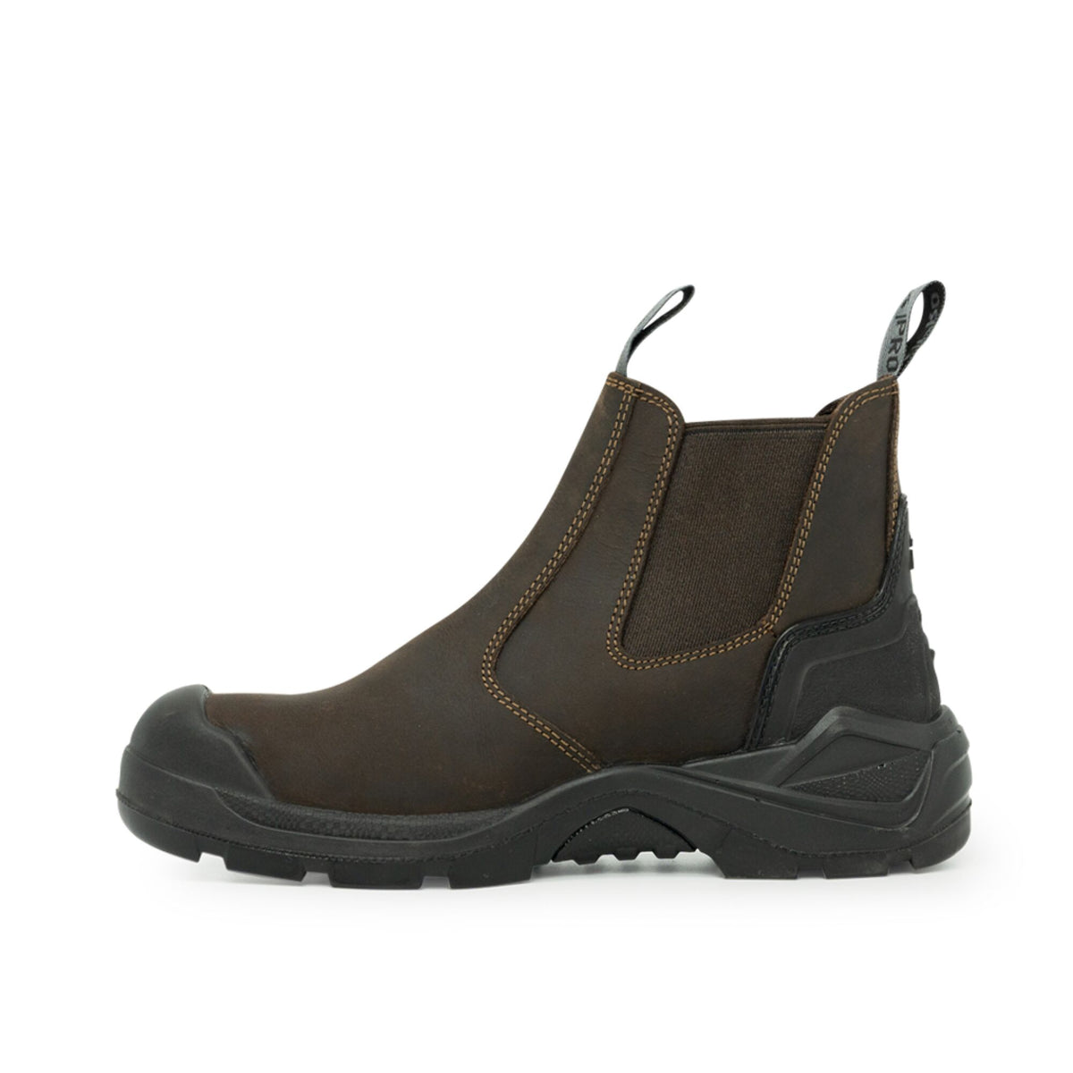 Xpert Pro Hutton S3L Safety Dealer Boot Brown, front view