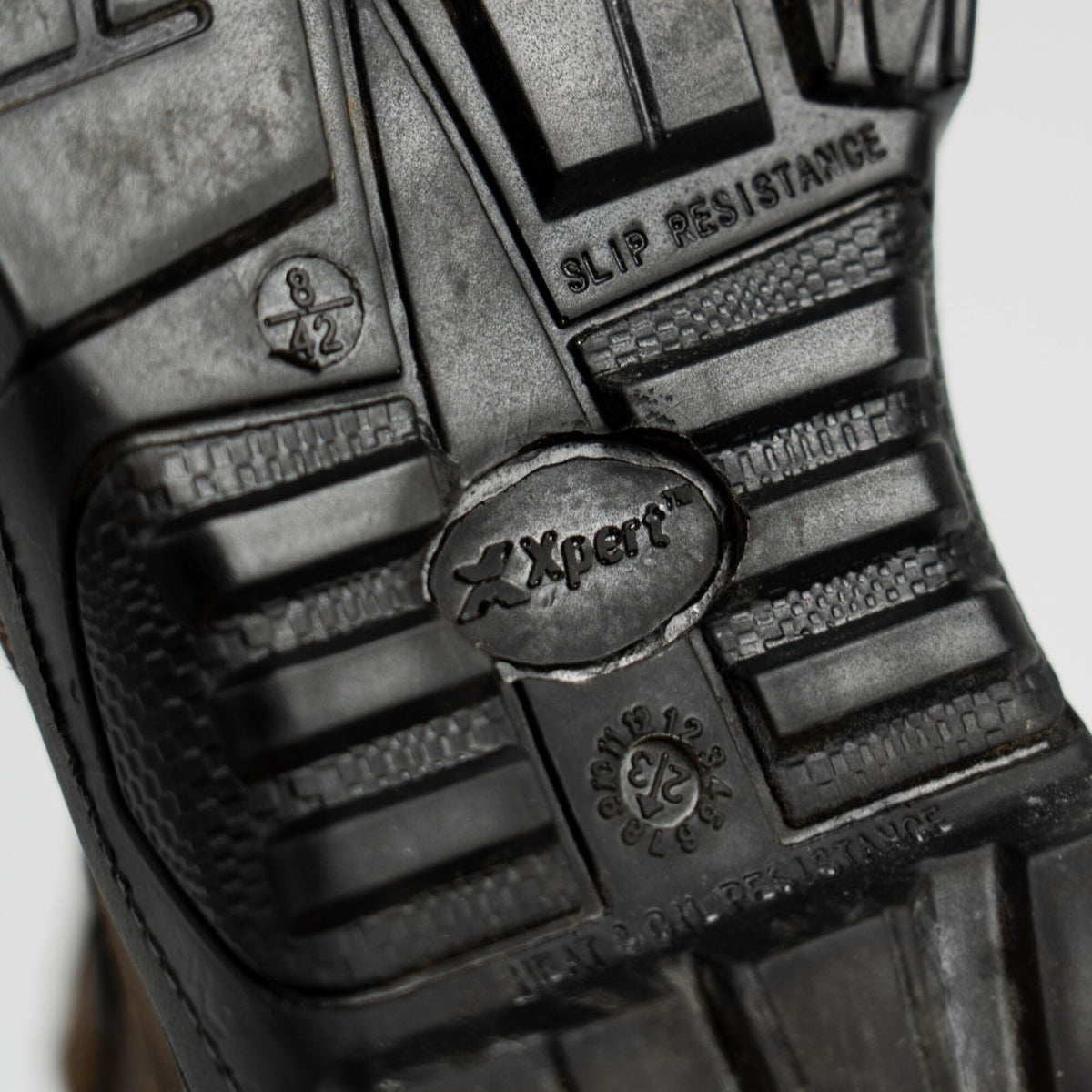 Xpert Pro Hutton S3L Safety Dealer Boot Brown, front view