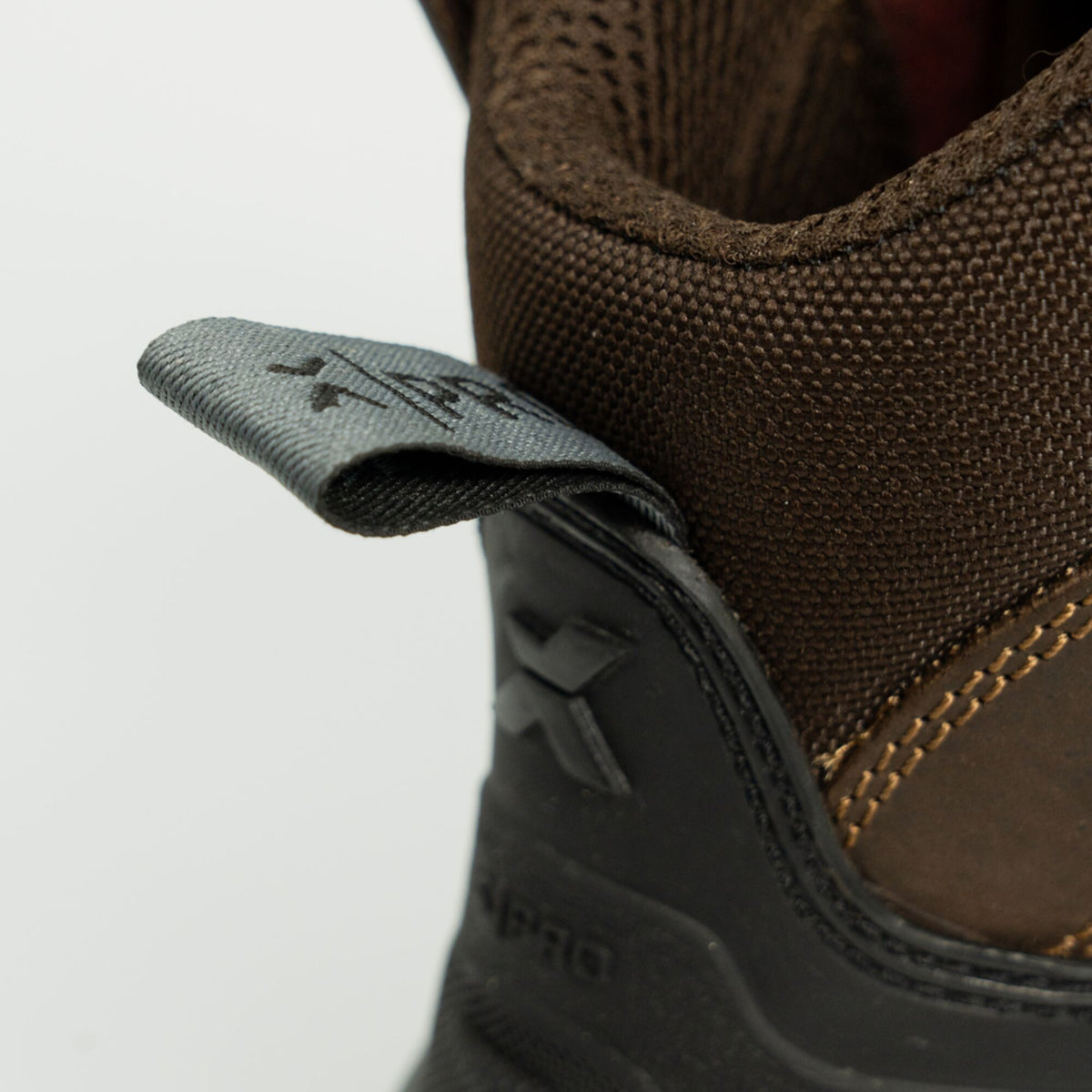 Xpert Pro Zipster S3L Safety Zip-Side Boot Brown, front view