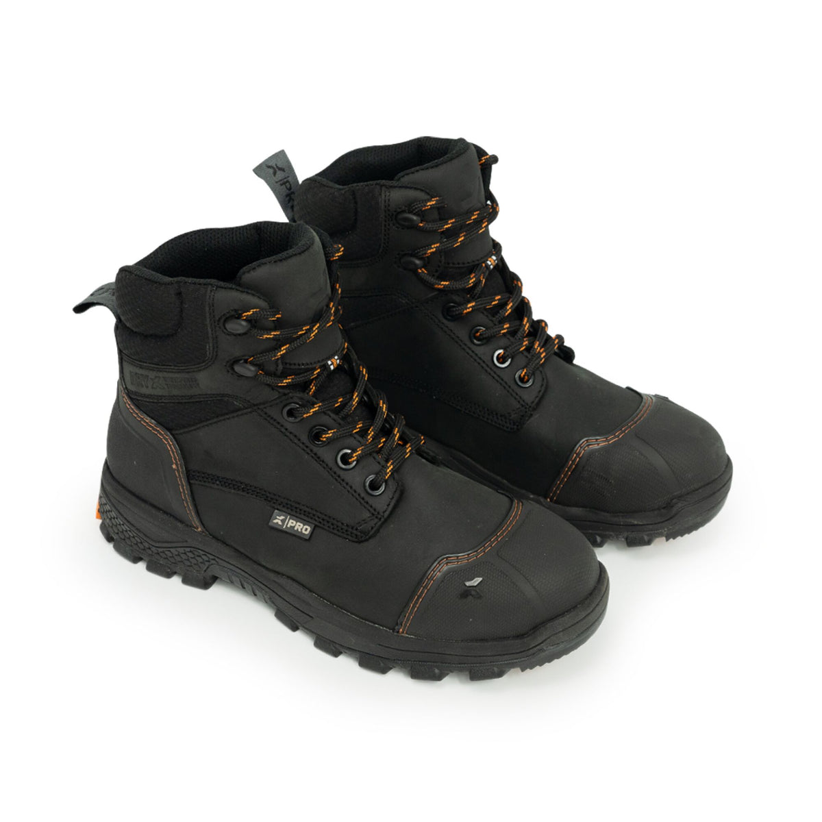 Xpert Pro Raptor Waterproof S7L Safety Boot Black, front view