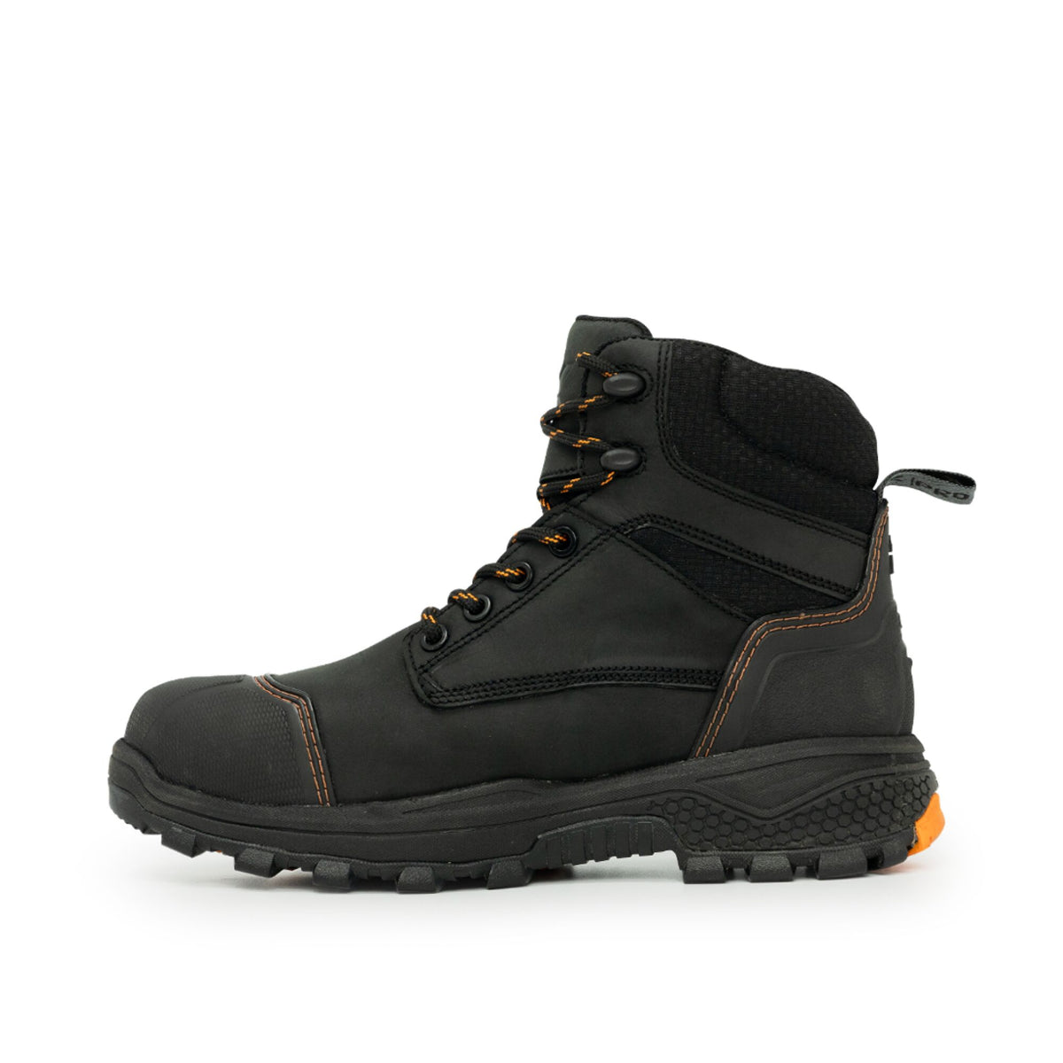 Xpert Pro Raptor Waterproof S7L Safety Boot Black, front view