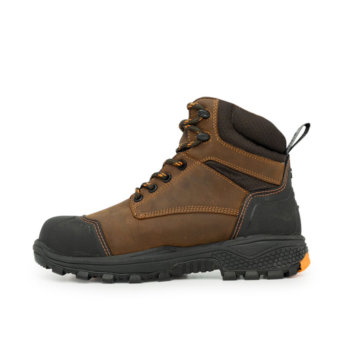 Xpert Pro Raptor Waterproof S7L Safety Boot Brown, front view