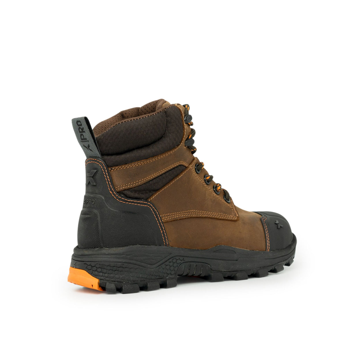 Xpert Pro Raptor Waterproof S7L Safety Boot Brown, front view