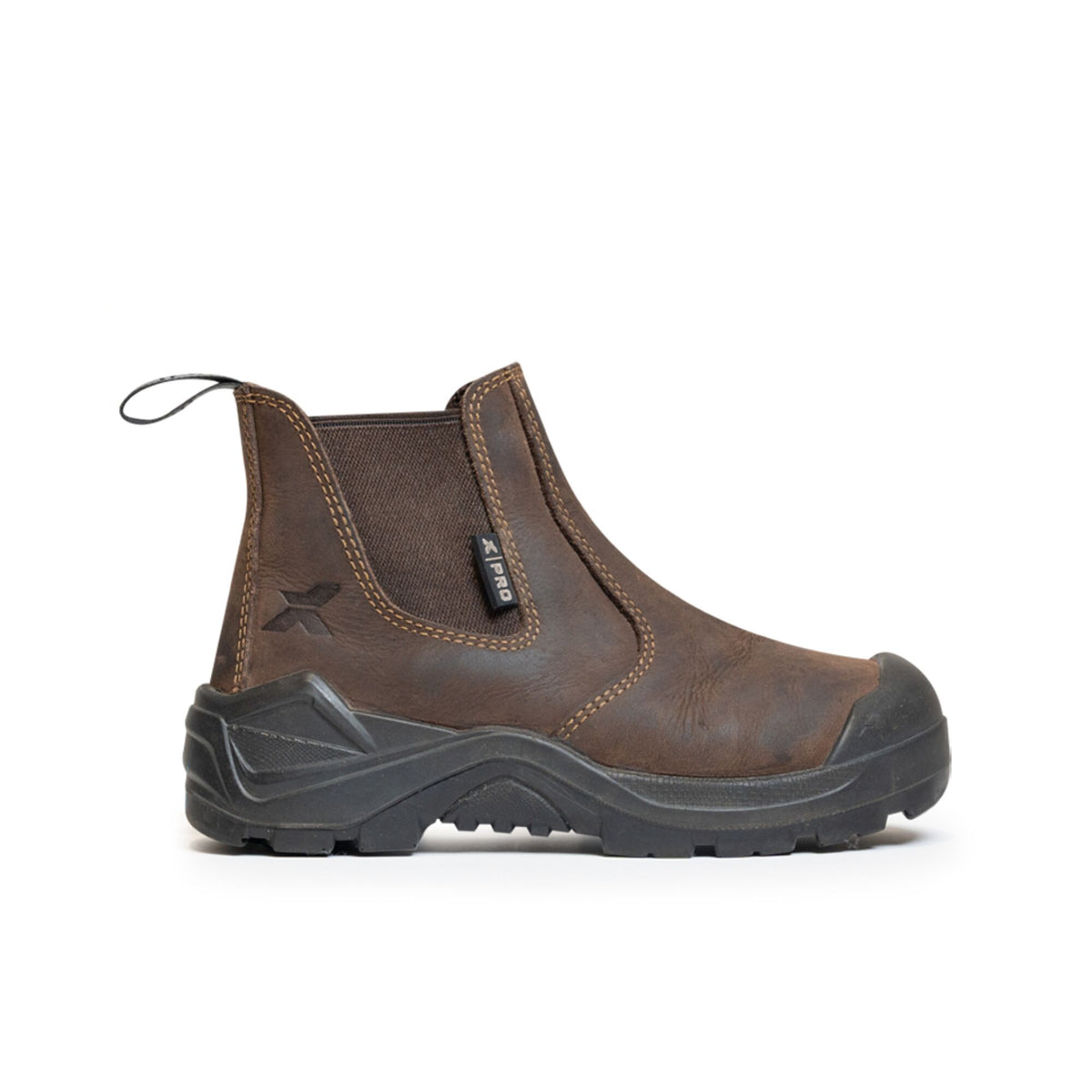 Xpert Pro Drover Junior Non-Safety Dealer Boot Brown, front view