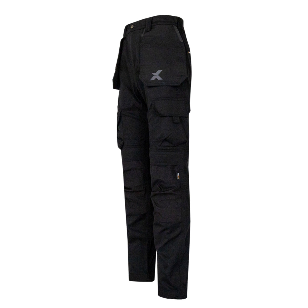 Xpert Pro Stretch+ Work Trouser Black, front view
