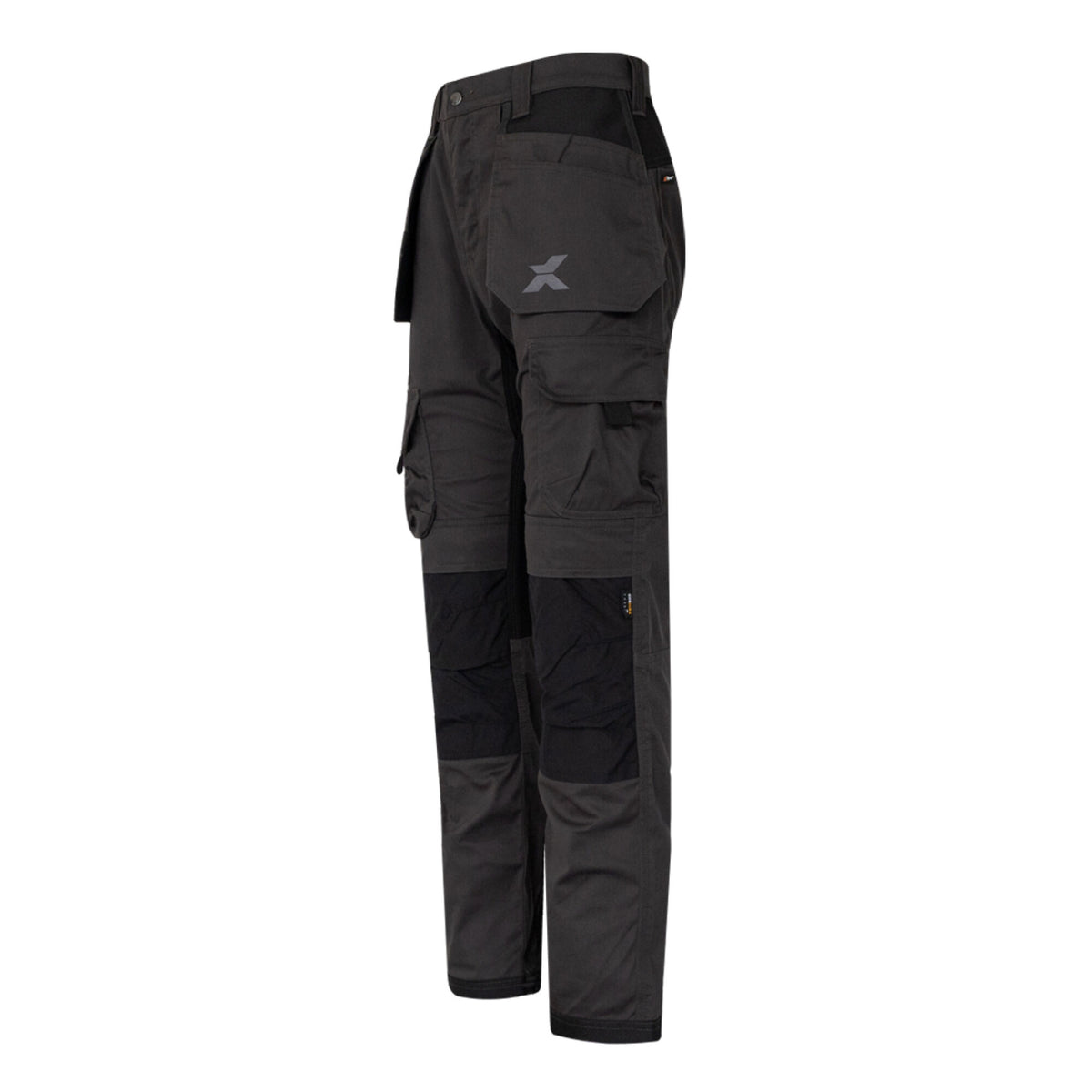 Xpert Pro Stretch+ Work Trouser Grey/Black, front view