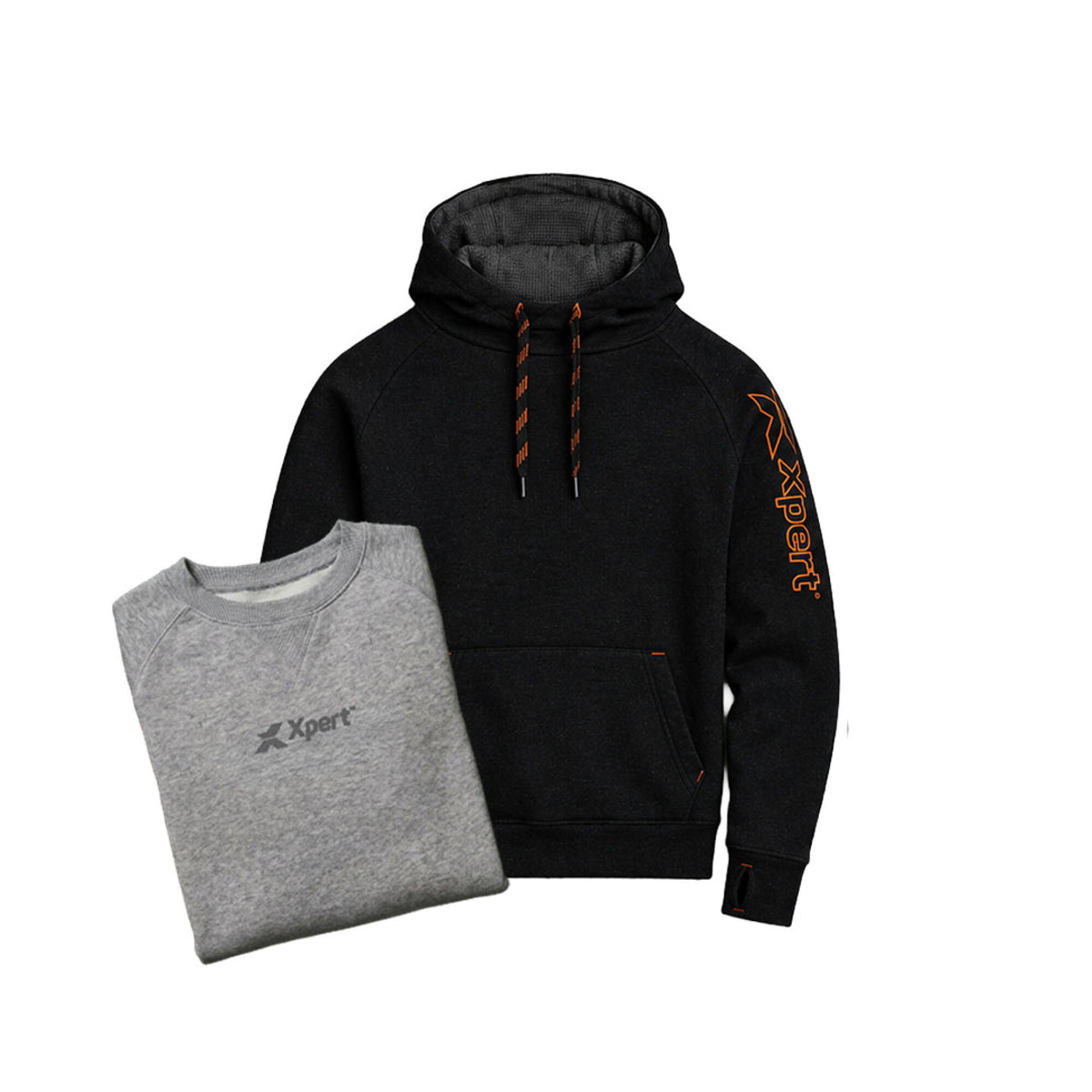 Xpert Pro Pullover Hoodie Black, front view