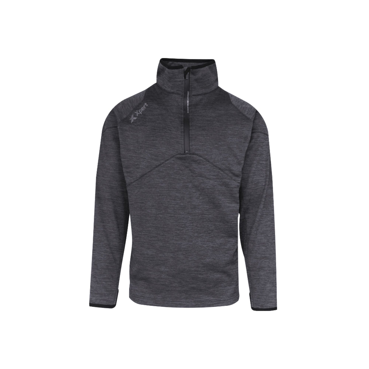 Xpert Pro Half Zip Tech Fleece Grey, front view