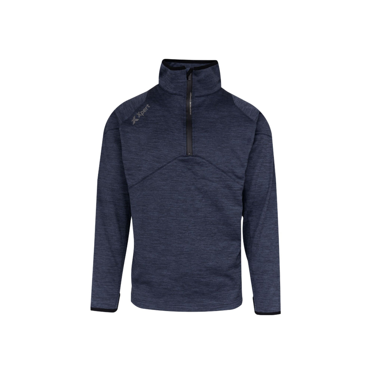 Xpert Pro Half Zip Tech Fleece Navy, front view
