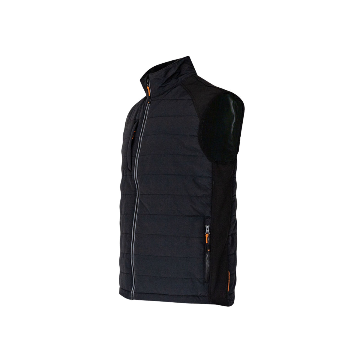 Xpert Pro Rip-Stop Panelled Bodywarmer Black, front view