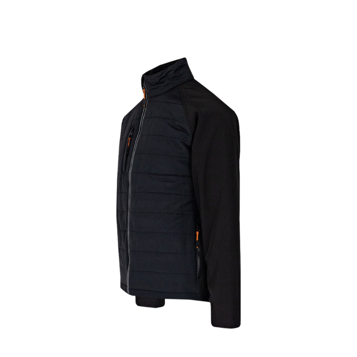Xpert Pro Rip-Stop Insulated Hybrid Jacket Black, front view