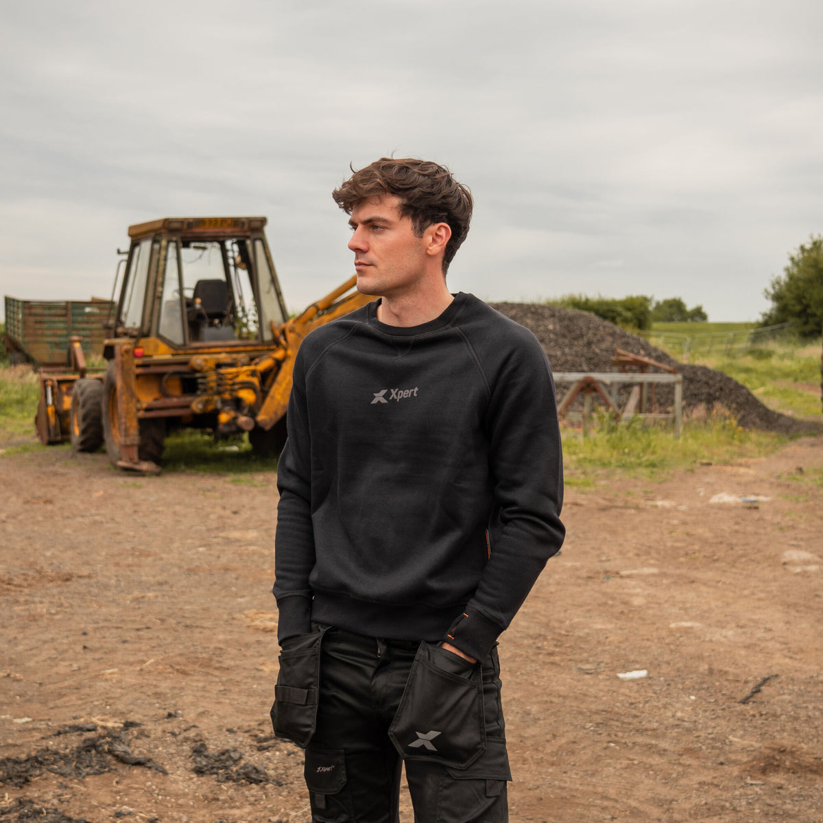 Xpert Pro Sweatshirt Black, front view