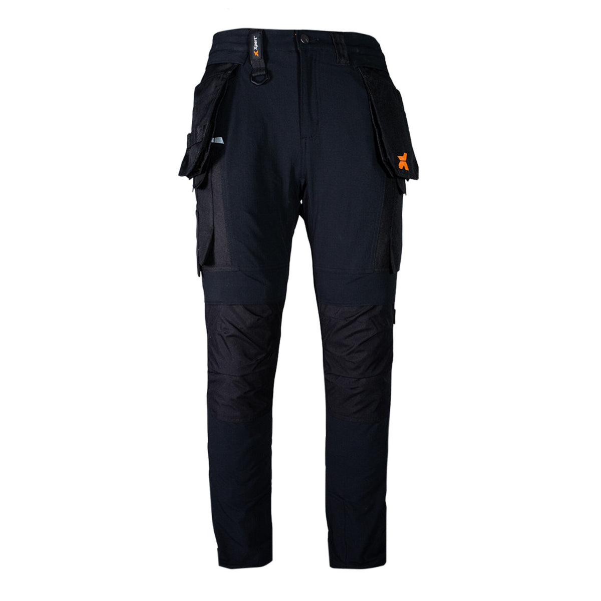 Xpert Pro Stretch Tactical Trouser Black, front view