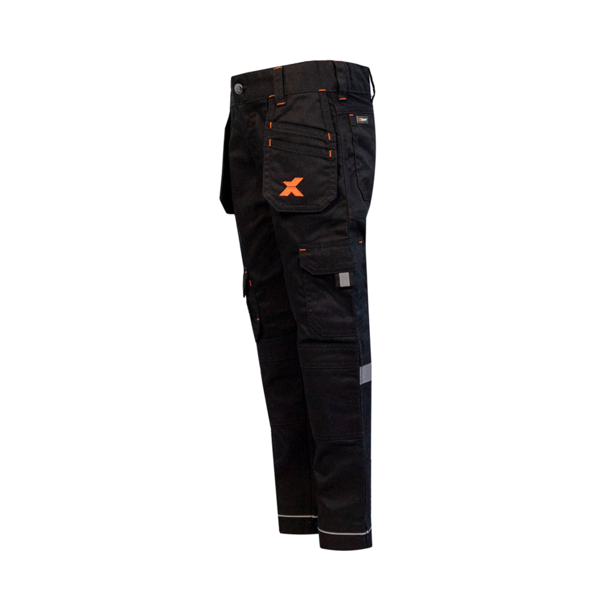 Xpert Pro Junior Stretch Work Trouser Black, front view