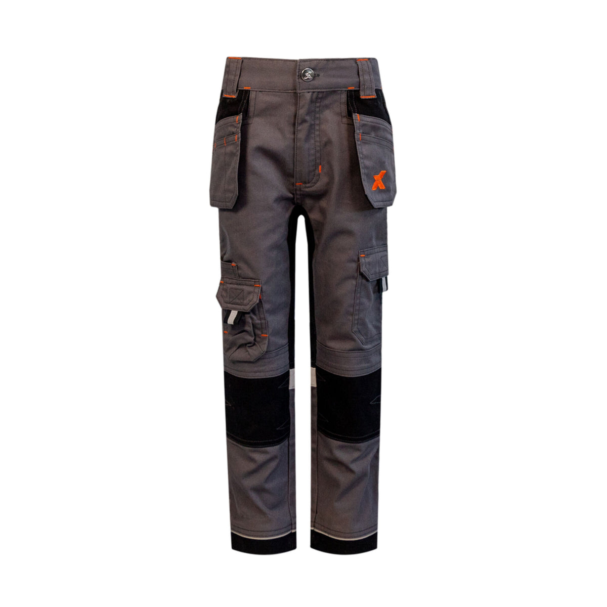 Xpert Pro Junior Stretch Work Trouser Grey, front view
