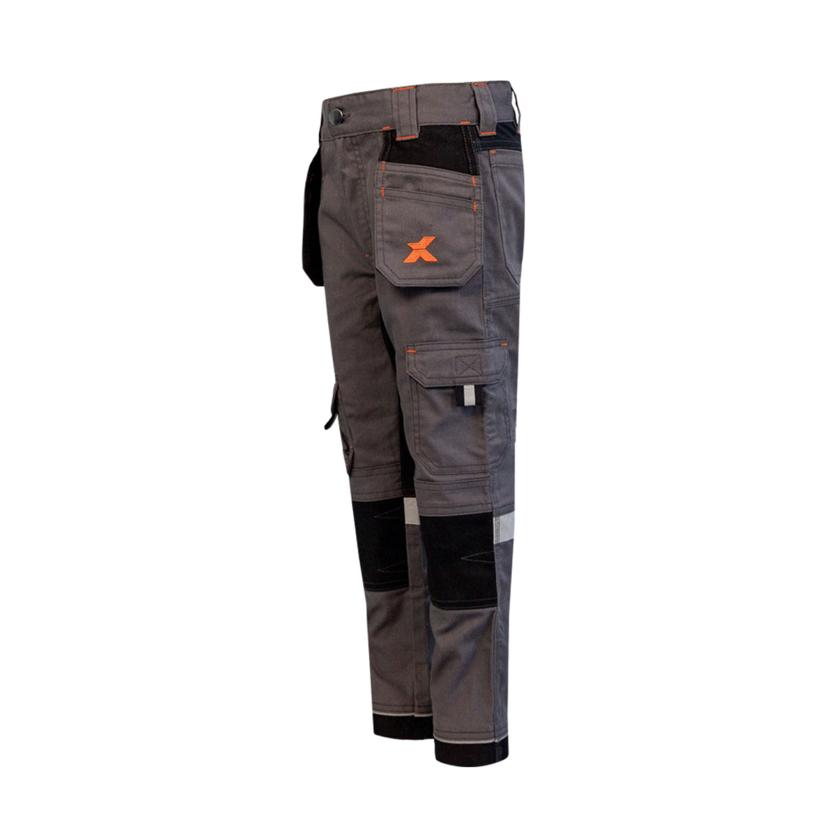 Xpert Pro Junior Stretch Work Trouser Grey, front view
