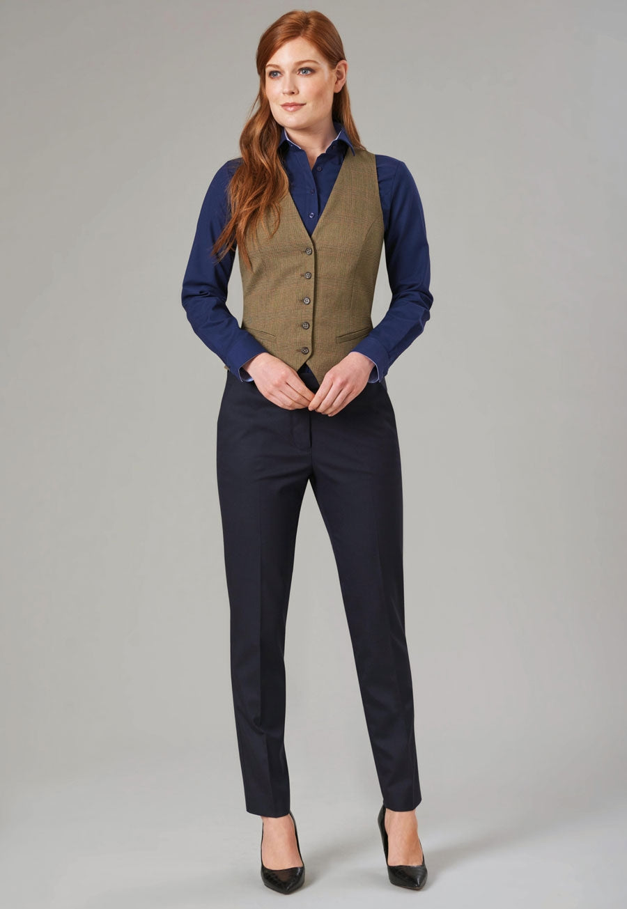 Brook Taverner Paris Trouser in Navy, image 4