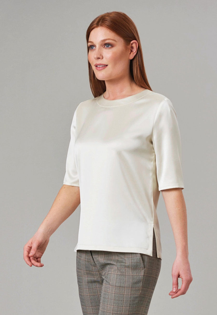 Brook Taverner Ravenna Blouse in Cream, image 7