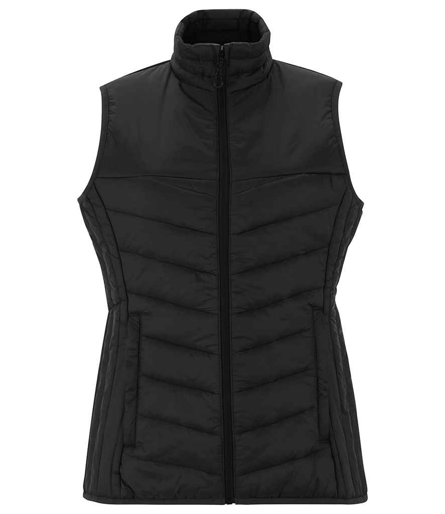 Regatta Professional - Loftlite Womens Baffle Bodywarmer in Black/Black – 1
