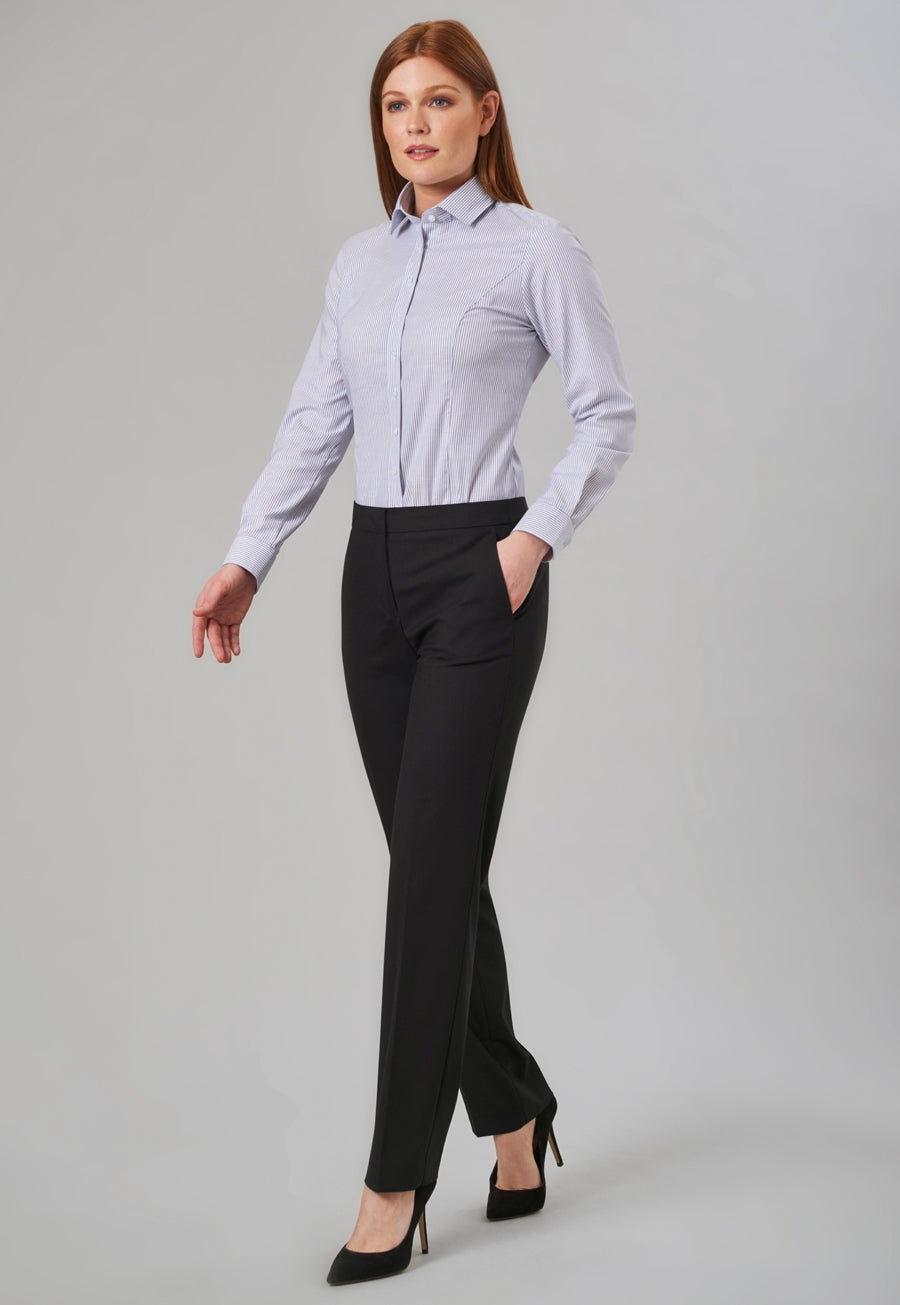Brook Taverner Reims Trouser in Navy, image 6