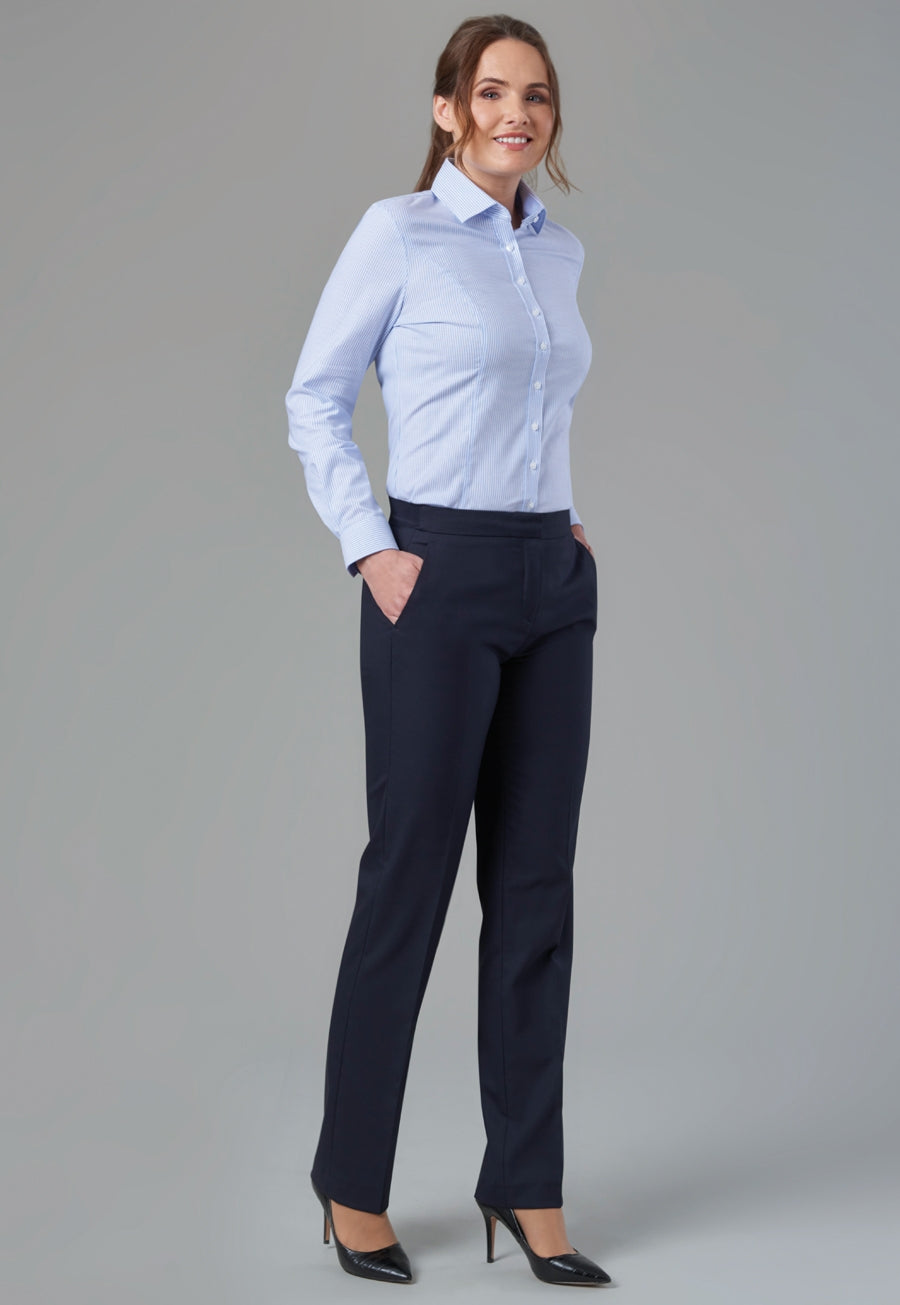 Brook Taverner Reims Trouser in Navy, image 4