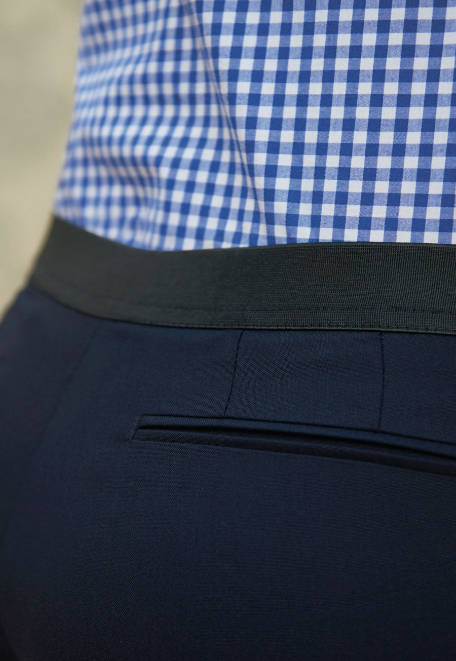 Brook Taverner Reims Trouser in Navy, image 7