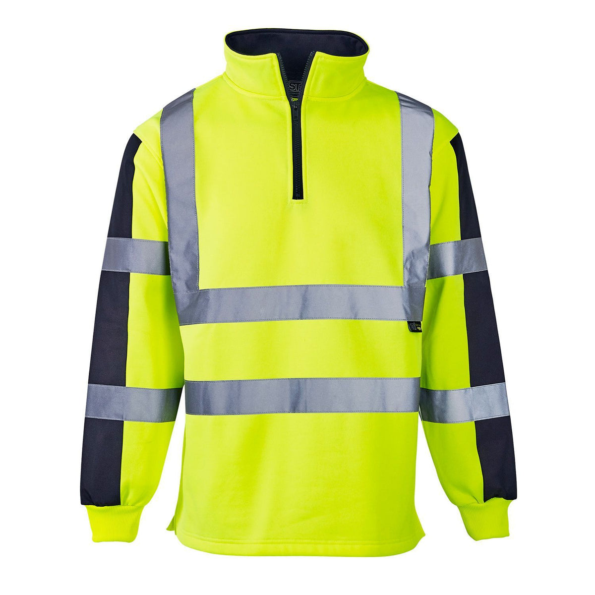 Supertouch - Hi Vis 2 Tone Orange Rugby Shirt, image 2