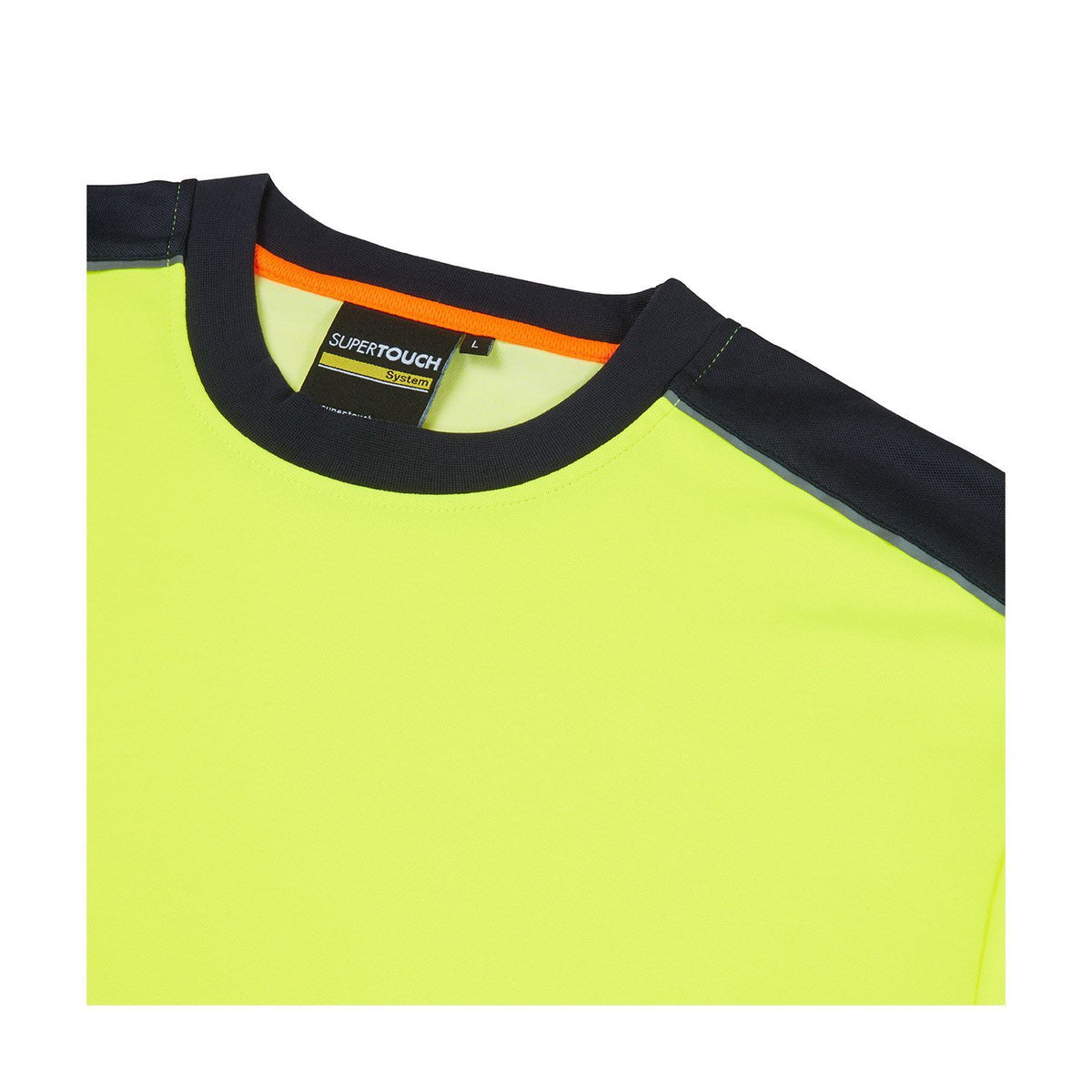 Supertouch Blue Sphere - System Hi-Vis Eco CottonCool Yellow T-Shirt, image 5