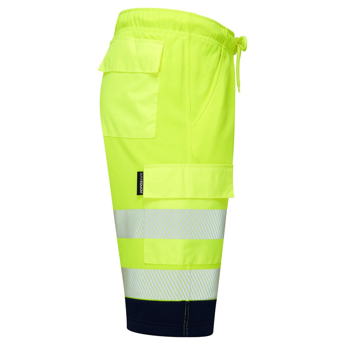 Supertouch Blue Sphere - Essentials Hi-Vis Eco CottonCool Yellow Shorts, image 5