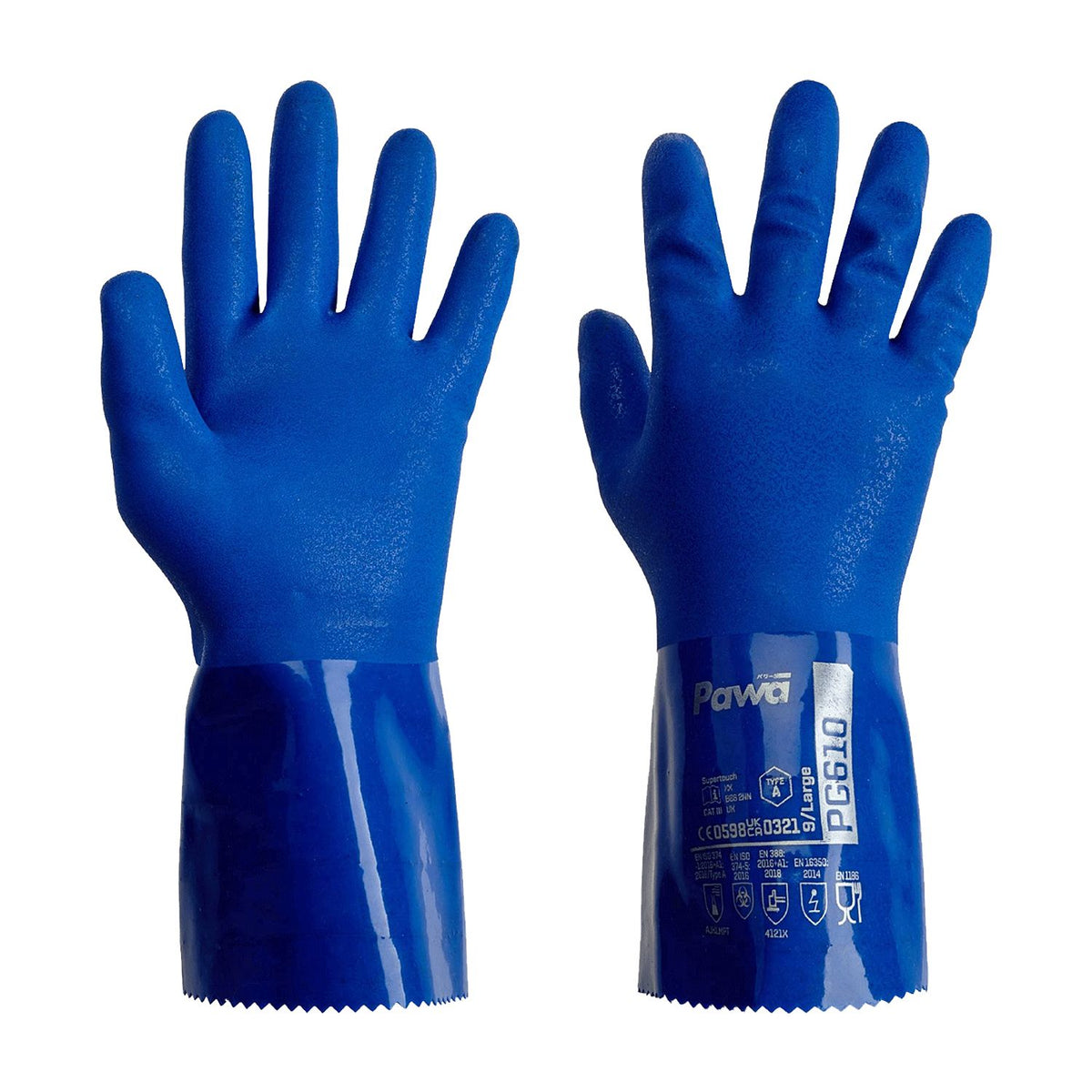 Pawa PG610 Type A Chemical Resistant Gloves, image 2