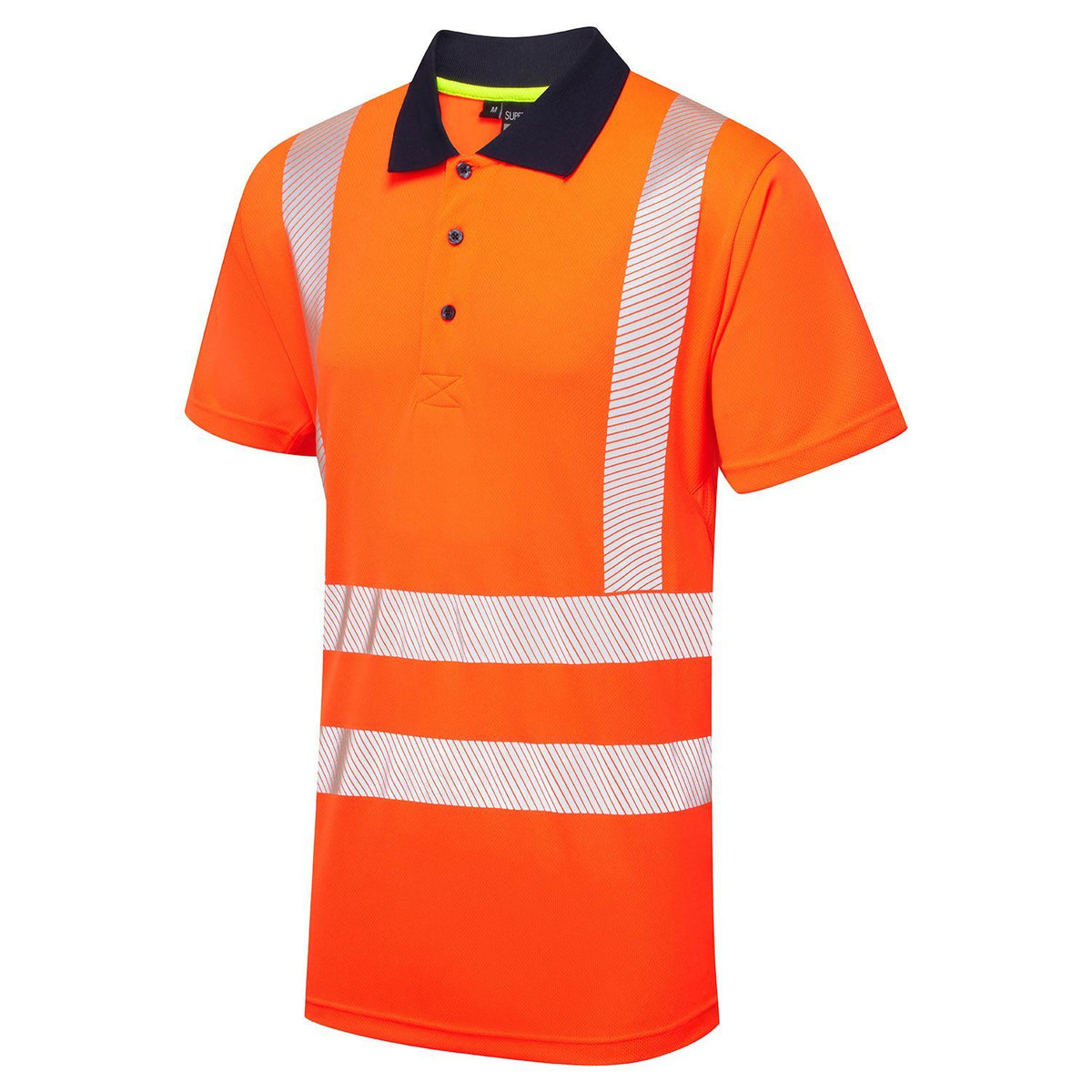 Supertouch Blue Sphere - Essentials Hi-Vis Eco CoolMax Orange Polo, main product image