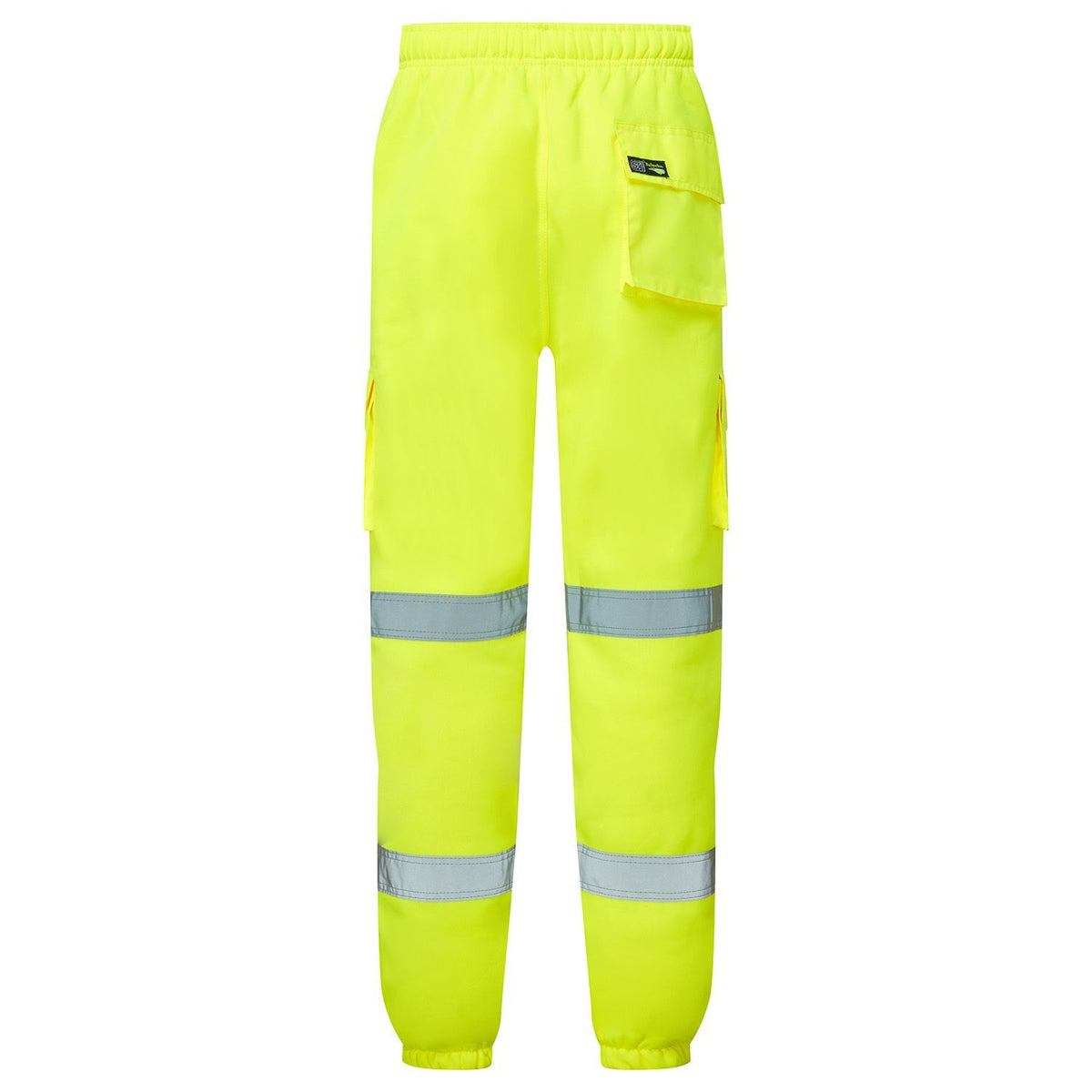 Supertouch Blue Sphere - Supertouch Eco Hi Vis Yellow Jogging Bottoms, image 2