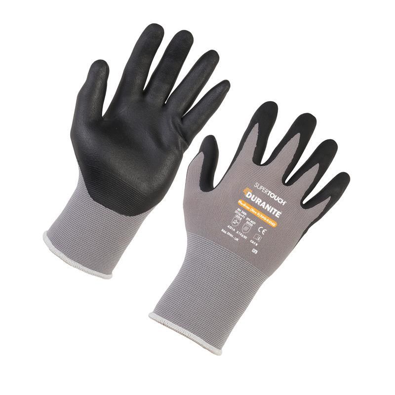 Supertouch - Duranite 15G Nitrile Micro Foam Grey, main product image